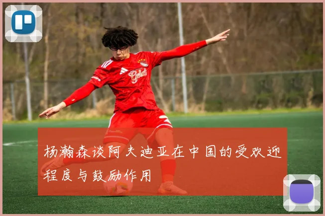 杨瀚森谈阿夫迪亚在中国的受欢迎程度与鼓励作用